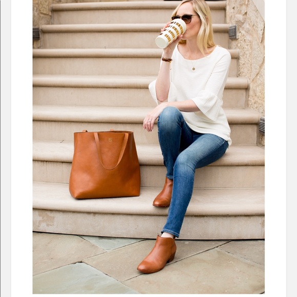 sam edelman petty ankle bootie deep saddle leather